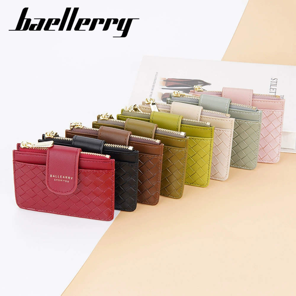 Новый кошелек Baellerry для дам, корейская версия, переплетенная молния, карманы, простой легкий держатель карт, женский