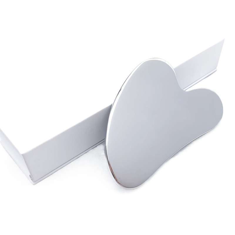 New Metal Scraper Stainless Steel Heart-Shaped Facial and Full Body Massage Lifting Beauty Tool Direct from Manufacturer