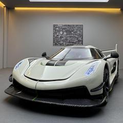 Chezhi 合金車モデル 1:24 ケーニグセグスポーツカー音と光プルバックおもちゃモデル装飾品コレクション卸売