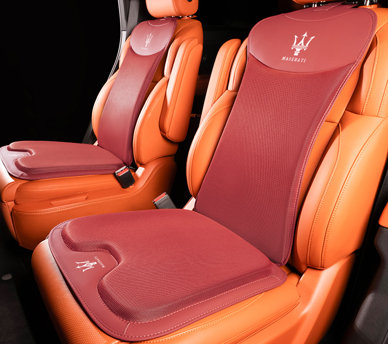 Suitable for Maserati President Gigboli Levante Grecale Car Cushion Ice Silk Four Seasons Cushion Seat Cover