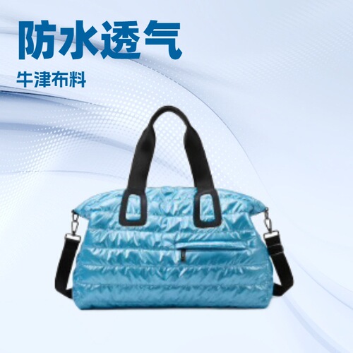 Portable fitness bag, large capacity, dry and wet separation, travel fitness swimming yoga sports bag, business trip luggage bag