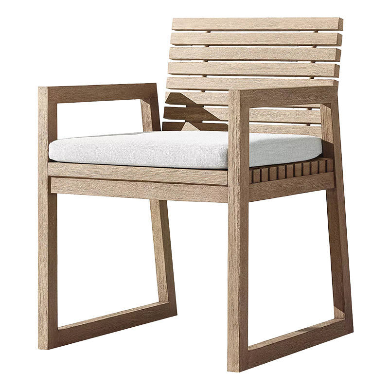 Mesa y silla de teca al aire libre patio terraza antiagua muebles de protección solar jardín al aire libre combinación de mesas y sillas de madera maciza