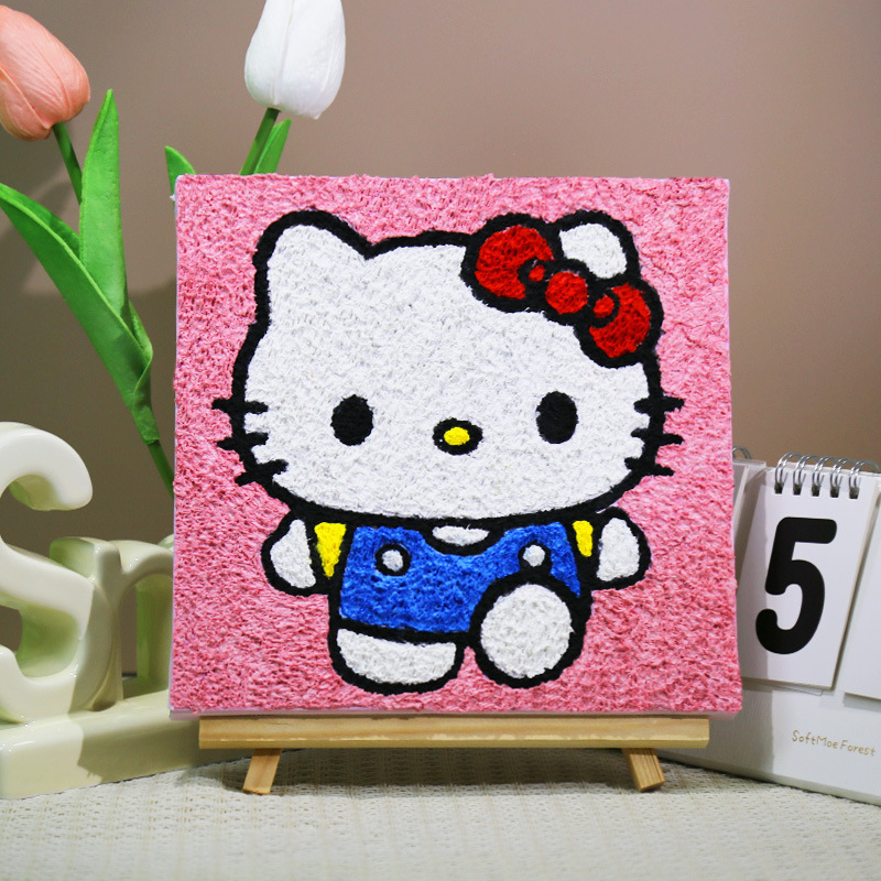 パルプ画diy材料バッグ手作り創意装飾画小学生充填画屋台半製品セット|undefined