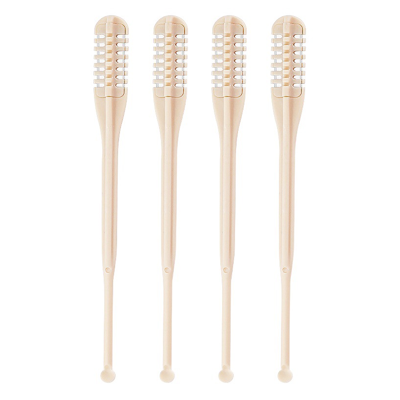 蜜束鼻毛刀剪定器鼻毛スクレーパー清潔鼻毛剪定器毛剃りはさみ2本セット直販