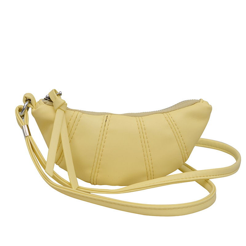 Bolso de nicho coreano de diseño femenino de estilo extranjero nuevo estilo de moda mini bolso de corno para salir lindo cuello bolso de mochila de moda