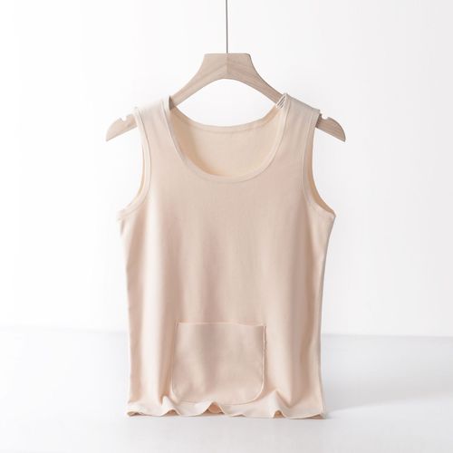 Autumn/Winter New Fleece Seamless Crew Neck V-Neck Sweatshirt with Double Pockets, Warm Waist Protection, Thermal Base Layer T-shirt, Fitted and Skin-Friendly Top