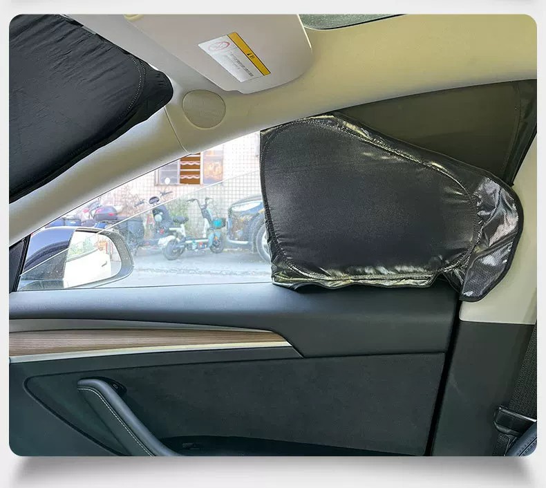 Suitable for 25 models of Zeekr 007 GT, ice crystal style opaque sunshade for car windows, providing sun protection and privacy