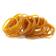 榴蓮皮筋黃色橡皮筋綑紮牛皮筋加寬加粗圓形一次性橡膠圈製品批發