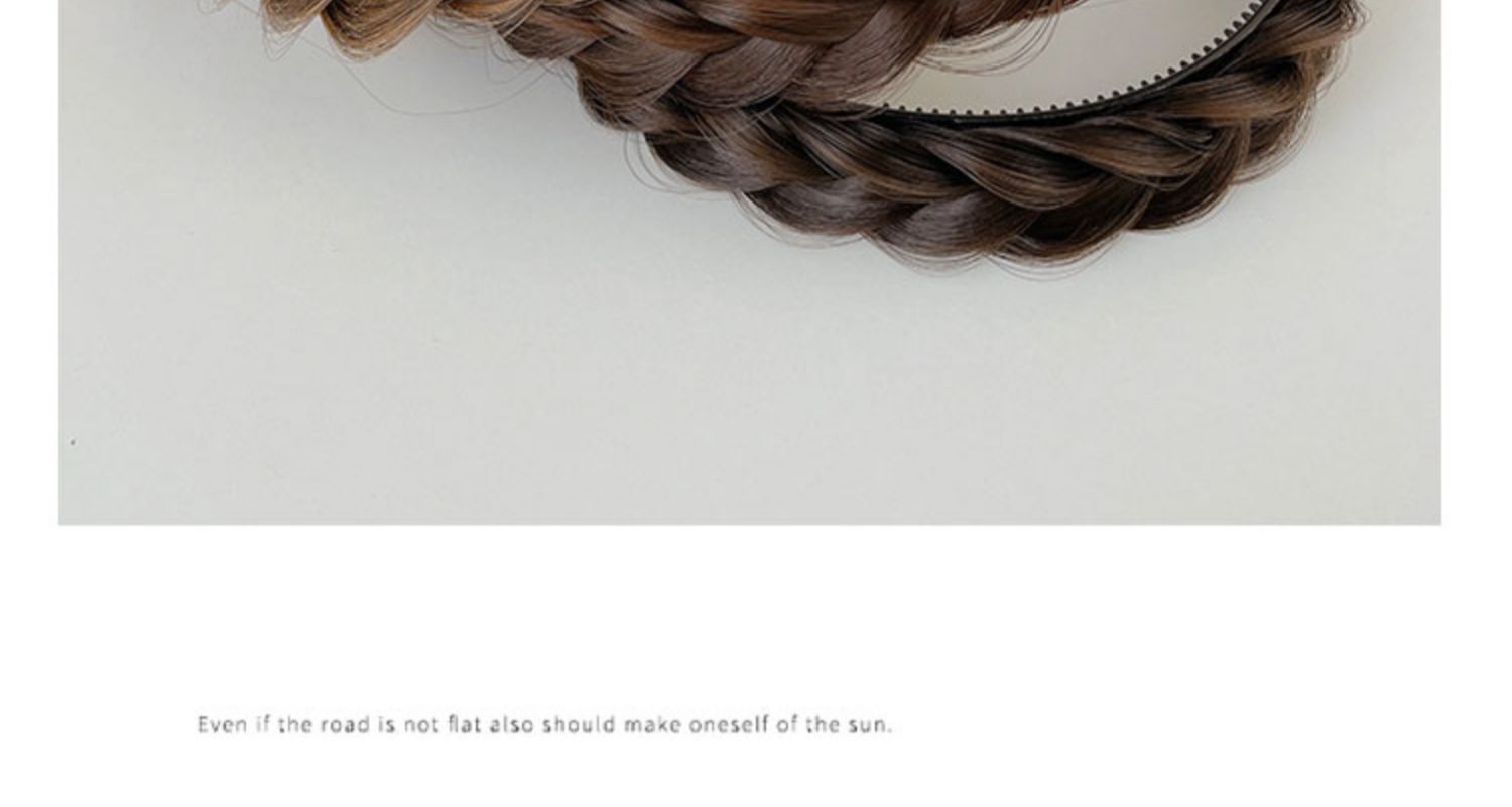 168g Weight Hair Band Hair Accessories Type 1 Piece Quantity Holiday Occasion Synthetics Material Solid Color Pattern Women'S Gender Fashion Style Fashion Solid Color Synthetics Hair Band 1 Piece 6