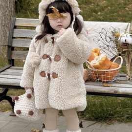 2025秋冬羊羔绒宝宝大衣加厚舒适洋气韩版通用女孩