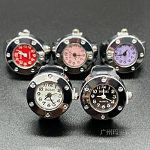 【戒指表】跨境电商推荐合金壳石英手表戒指个性创意男女情侣批发