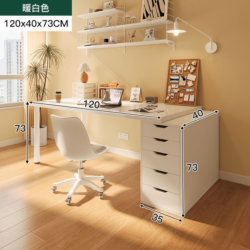 Mesa de escritorio para dos personas, mesa de computadora moderna, dormitorio, mesa de estudio simple, mesa de escritura, mesa de trabajo