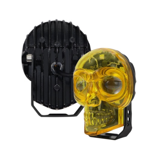 Luz de motocicleta de color blanco y amarillo de dos colores RGB luces de automóviles de colores renovación de luces eléctricas transfronterizas