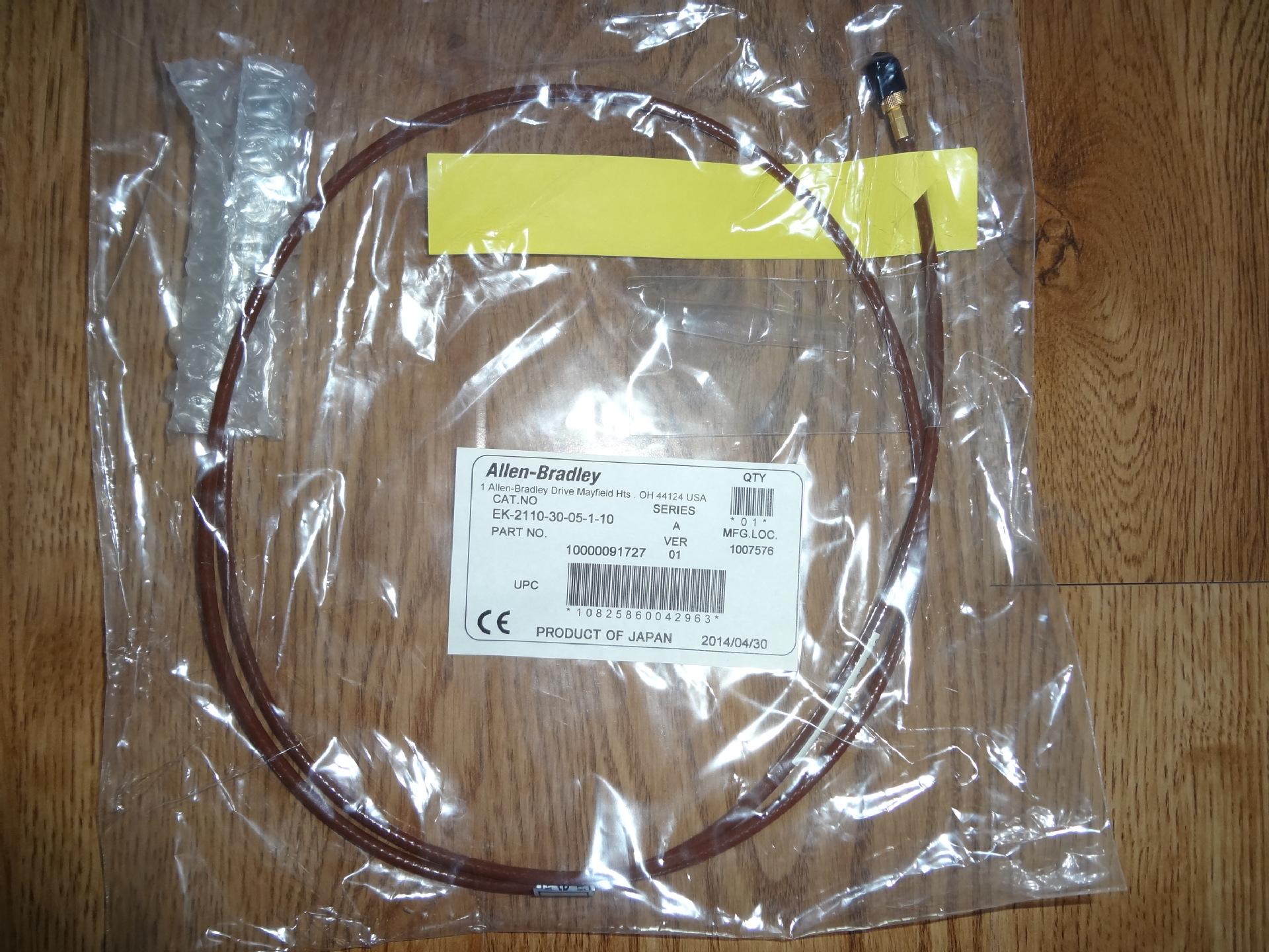 罗克韦尔AB恩泰克ENTEK EK-2171-1-80延长电缆