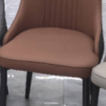 silla de comedor doméstica silla de lujo ligera silla de respaldo taburetes balcón sala de estar silla de comedor de cuero silla de comedor de metal silla de comedor