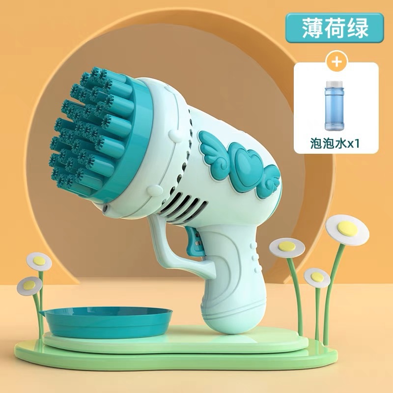 Menta verde-32 agujero Ángel máquina de burbujas (bolsa)