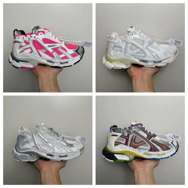 Foreign Trade Paris Third Generation 7.5 High Version Thick-Soled Retro Dad Shoes for Men and Women, Casual Running Couple's Sneakers