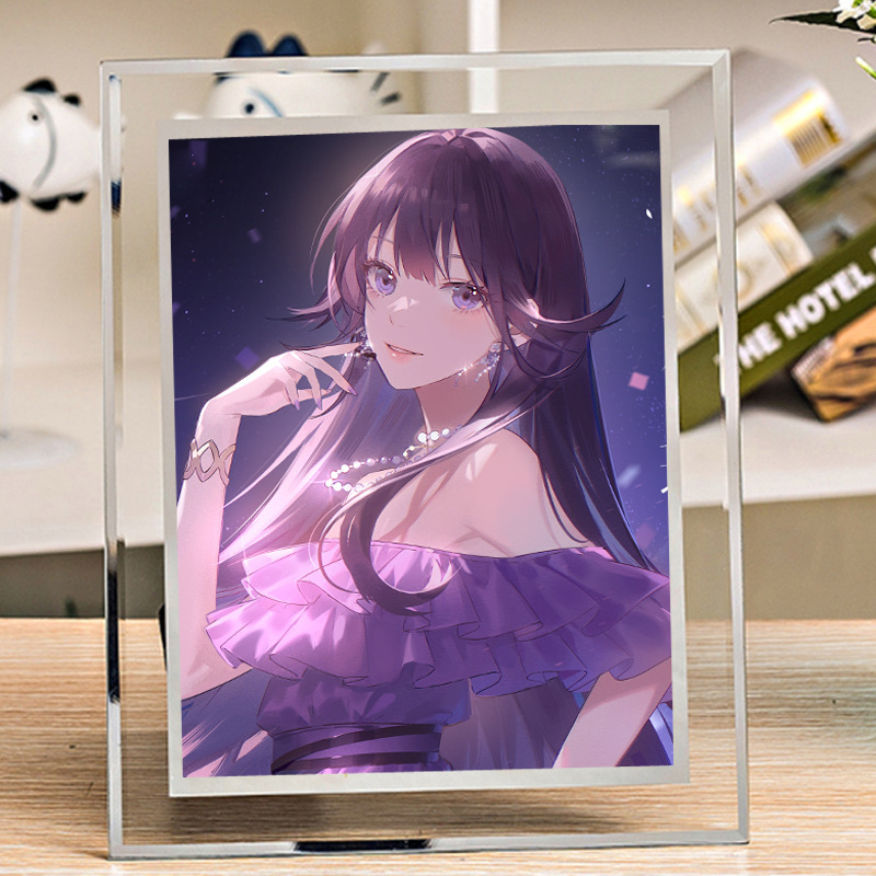 Li Shiya Falls in Love with Her Reason Photo Frame Photo Making Animation Doll Gift Desktop Table Dormitory Office