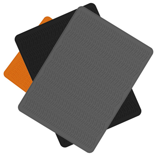 Silicone stove mat stove protection mat Non-slip stove mat Thermal insulation mat Kitchen countertop Silicone draining mat