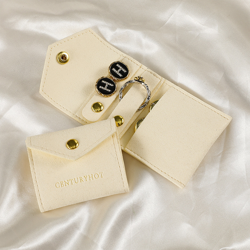 1 Pièce Super-filament Élégant Femme Style Simple Vacances Voyage Selfies Couleur Unie Sacs D'emballage Bijoux display picture 14