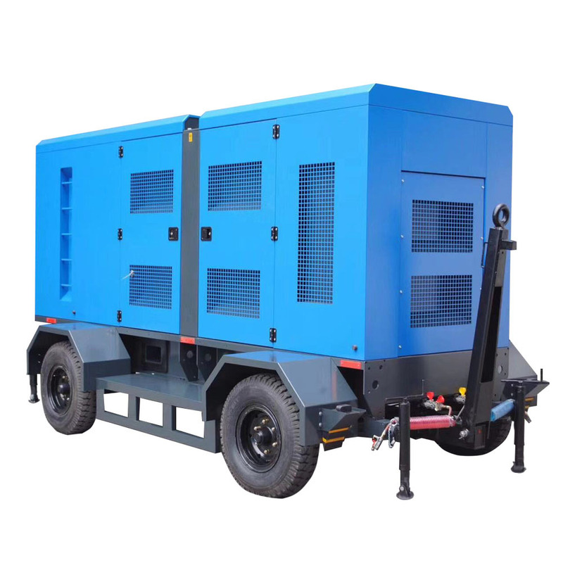 500kw移動静音ディーゼル発電機群大型维柴640 800 1000キロワット発電機380V|undefined