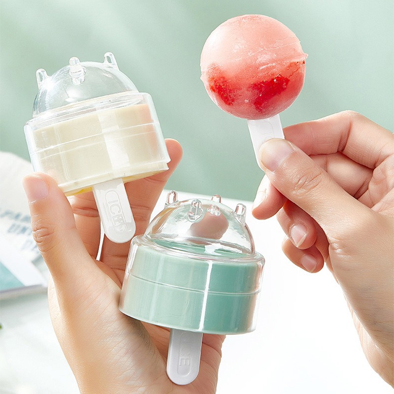 Hogar congelado cubo de hielo caja de hielo forma cóctel Whisky hecho en casa molde de paleta de hockey sobre hielo Lollipop molde de hockey sobre hielo