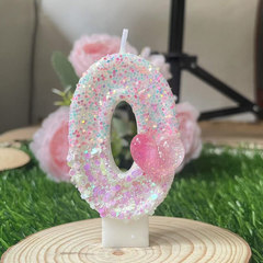 クリエイティブデジタルキャンドルロマンチックな愛かわいい形の誕生日ケーキキャンドルアマゾンシェインクロスボーダー商品