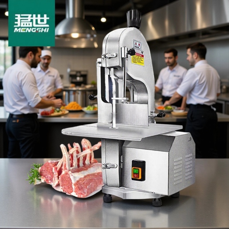 猛世锯骨机商用切骨碎骨剁骨机 大型后厨电动切肉机冻肉牛大骨