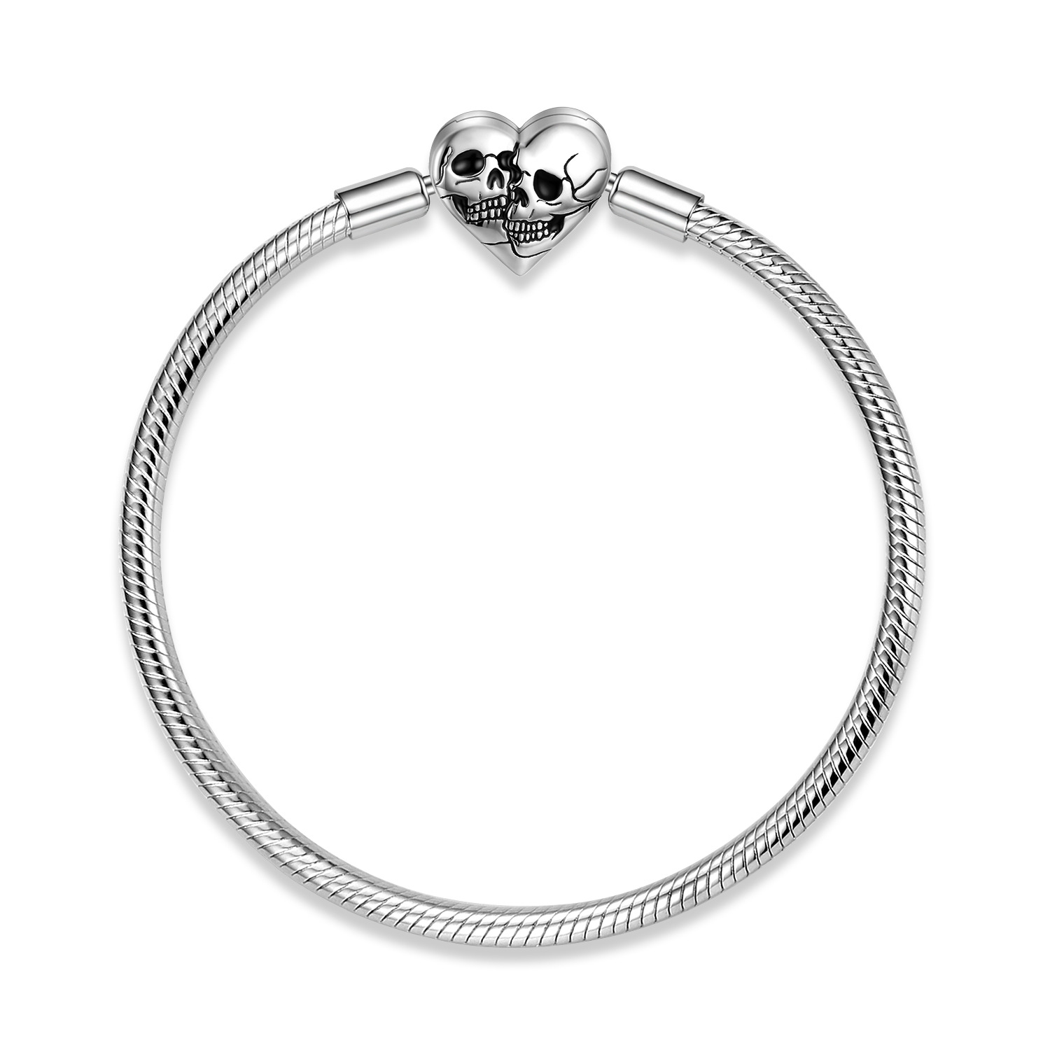 1 Piece Sterling Silver Skull Fashion display picture 4