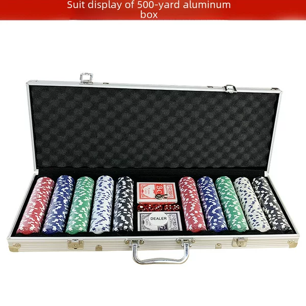Chip pieces spot supply a large number of 500 pieces of 11.5 grams of aluminum chips chip set chess and card room game coins