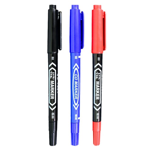 Factory direct sale oil-based dual-head marker dual-head lining pen children's painting drawing washable marker