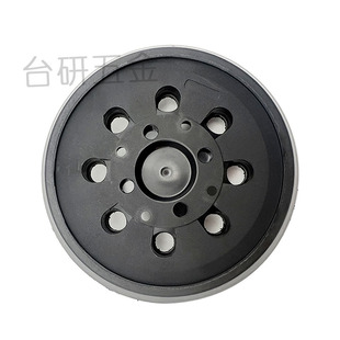 Manufacturer's Supply Cross-Border 5-Inch 8-Hole 4-Eye All-Black Electric Polishing Disc Self-Adhesive Flocked Sandpaper Electric Polishing Disc