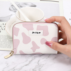 2023 Unique Cute Small Card Holder for Girls, Cartoon Multi-Card Slot Student Wallet Travel ID Holder for Girls