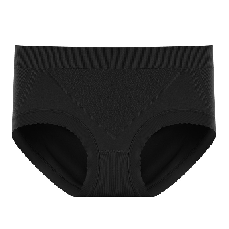 Ropa interior sin costuras de cintura media cómoda, suave y agradable para la piel 2024 nueva entrepierna transpirable de seda 7A ropa interior de mujer de alta elasticidad