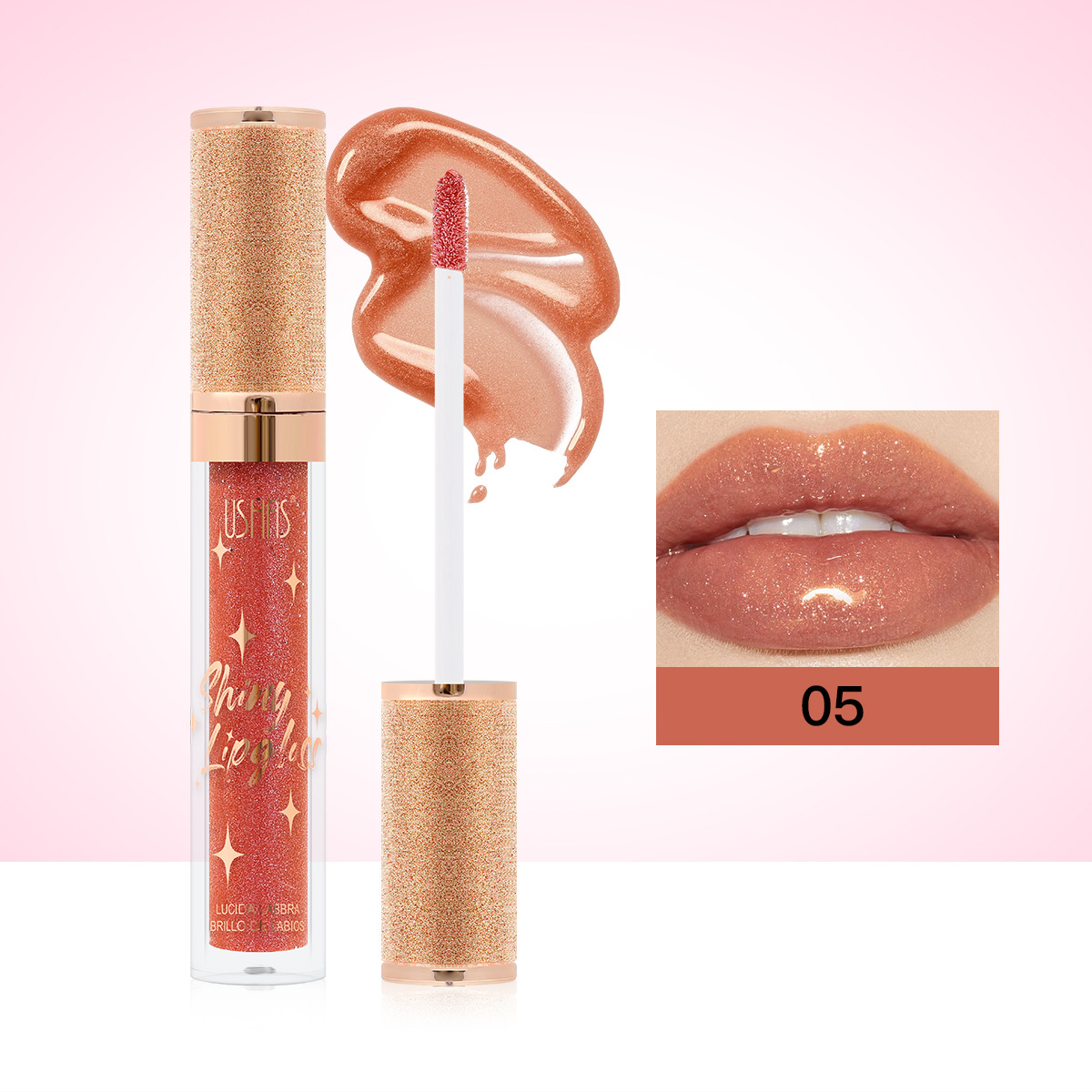 Brillo de labios transfronterizo explosivo de USHAS Amazon LG2582A image 11