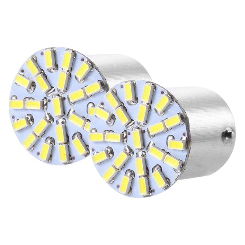 Автомобиль светодиодный указатель поворота 1156 1157 3014 22SMD фонарь заднего хода мотоцикл стоп-сигнал задний фонарь