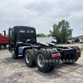 陕汽德龙半挂牵引车 港口集装箱转运车头 土石方工程重载拖头