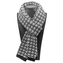 2025新款高档围巾时尚围巾男秋冬季中年休闲保暖加厚商务风围巾男