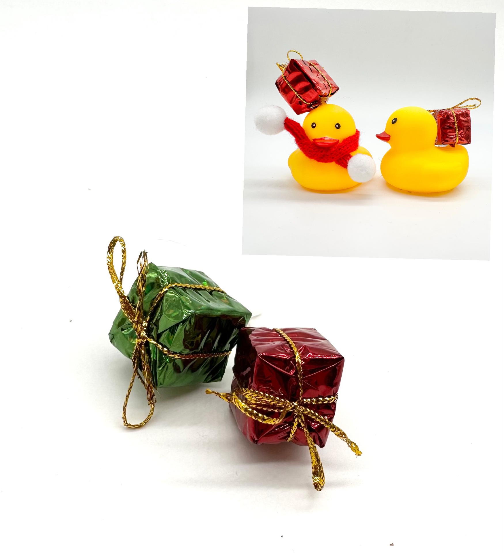 Accesorios de agua transfronterizos pato amarillo accesorios gorras bufandas de ganso blanco decoración mano leche de limón té regalo image 331