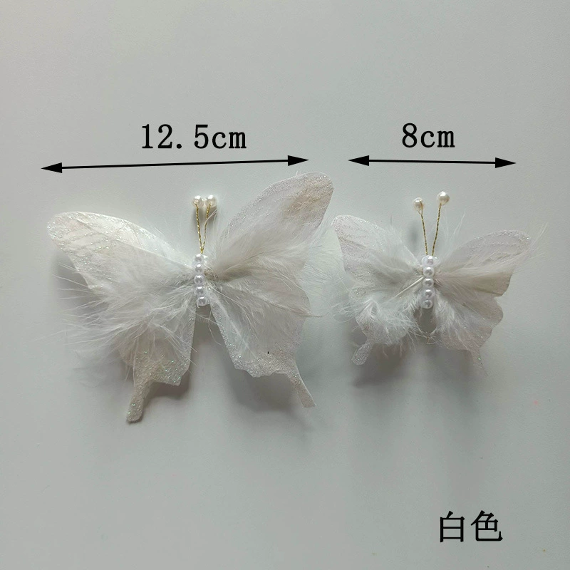  handmade feathers butterfly simulation butterfly Super Fairy 簪 娘 娘 娘 手 стиль древний аксессуары для волос занавес 3-4 дня волосы