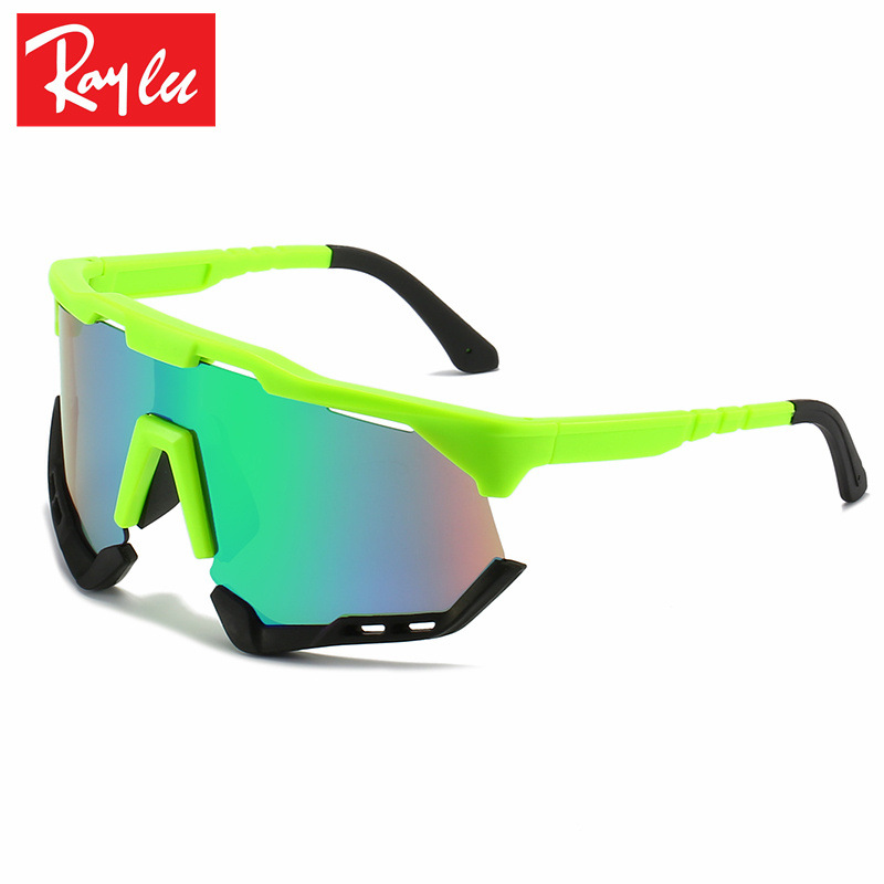 Outdoor fietsen heren en dames sportbril met groot frame 8332 fietszonnebril, kleurrijke zonnebril_voghion.com