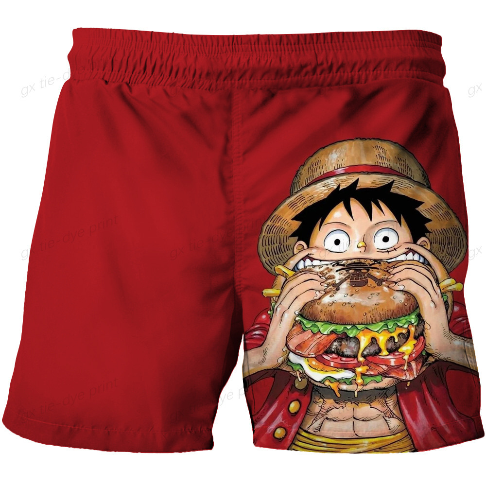 Pantalones cortos de vacaciones de playa con cordón transpirable de malla suelta de verano para hombres 2024 venta caliente spot de impresión digital 3D