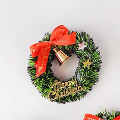 クリスマス装飾ミニクリスマスガーランドシミュレーションガーランドドールハウスクリスマスツリー装飾アクセサリー