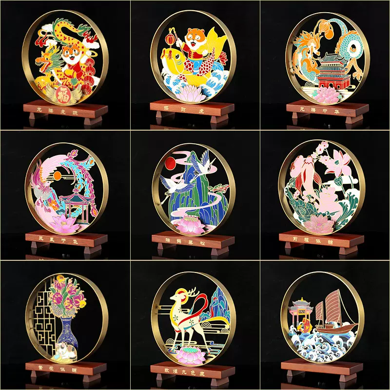 现代复古摆件客厅酒柜装饰电视柜玄关工艺品家居饰品神兽装饰品