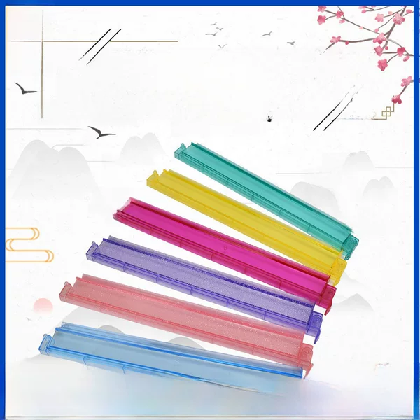 Yusheng American Mahjong Card Arrangement Ruler 18.5inch Transparent Mahjong Card Ruler with Pusher Two-In-One Arrangement Ruler