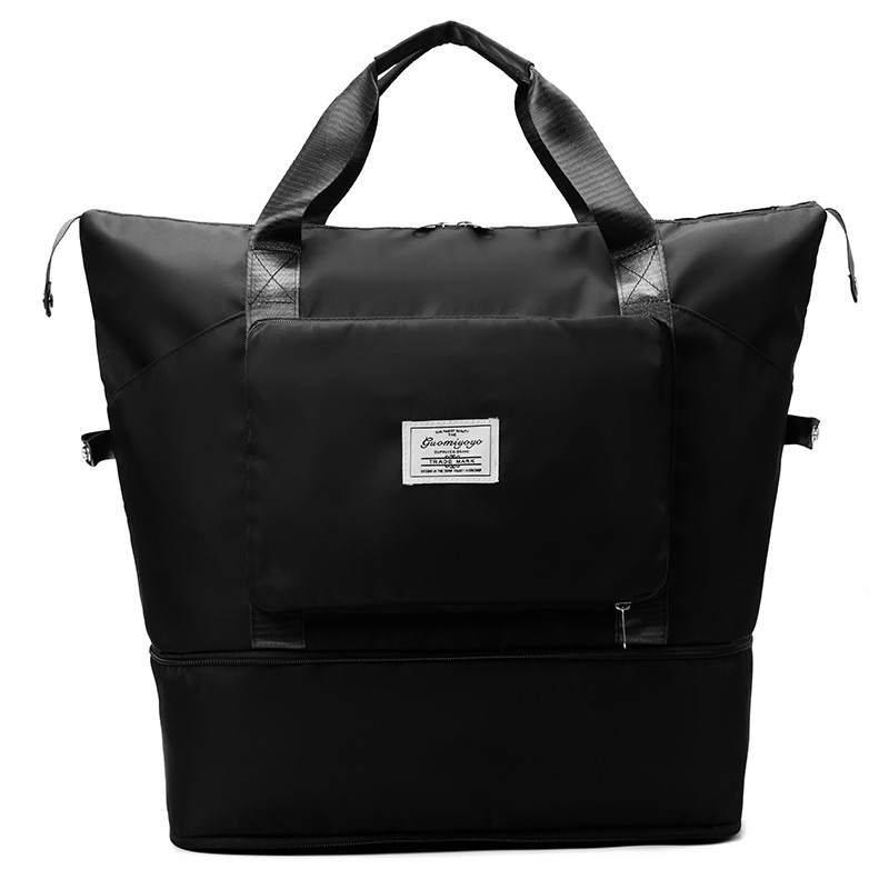 Bolsa de viaje plegable portátil de corta distancia para mujer bolsa de almacenamiento de espera de viaje de gran capacidad bolsa de equipaje de entrega de una pieza Bolsa de fitness
