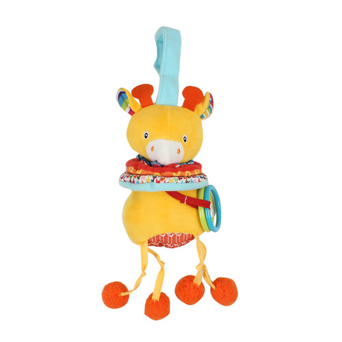 DOLERY Baby Animal Music Bell Car Hanging No Battery Required Baby Stroller Hanging Bell Plush Toy