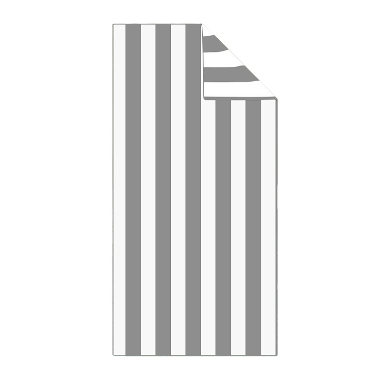 rayas de lana de doble cara toalla de playa de microfibra de natación impresa toalla de baño absorbente toalla de gran tamaño