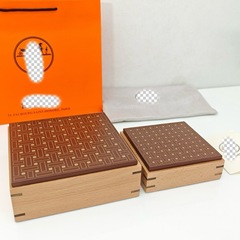 H マルセイユオレンジ木製収納ボックス包装ギフトジュエリージュエリーハイエンド絶妙なジュエリー収納