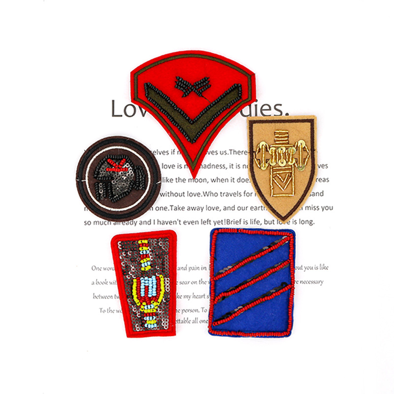 多种形状服装辅料三角形圆形自产自销 DIY刺绣底手工补丁贴